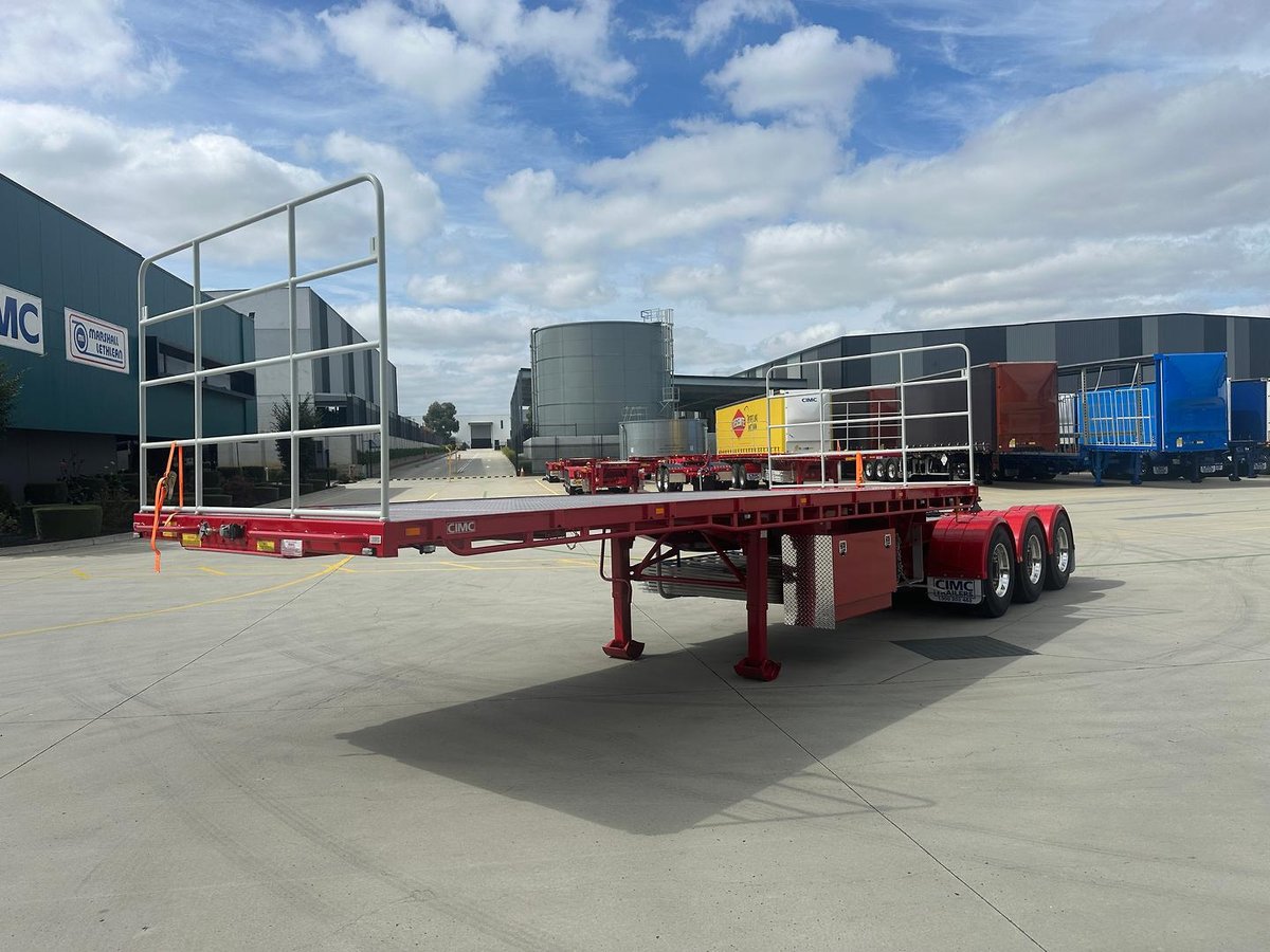2026 CIMC 34 Pallet Flat Deck B-Double image 2