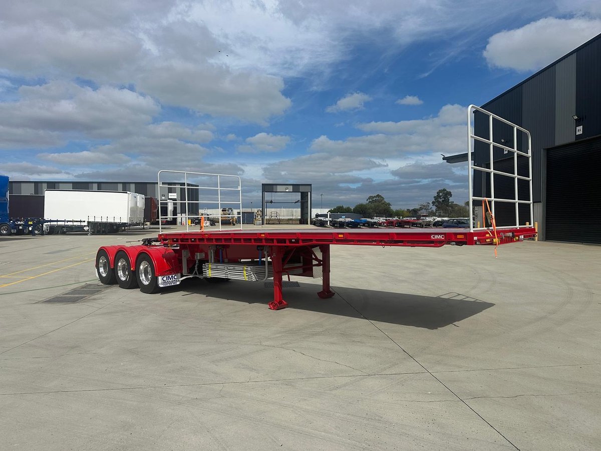 2026 CIMC 34 Pallet Flat Deck B-Double image 9