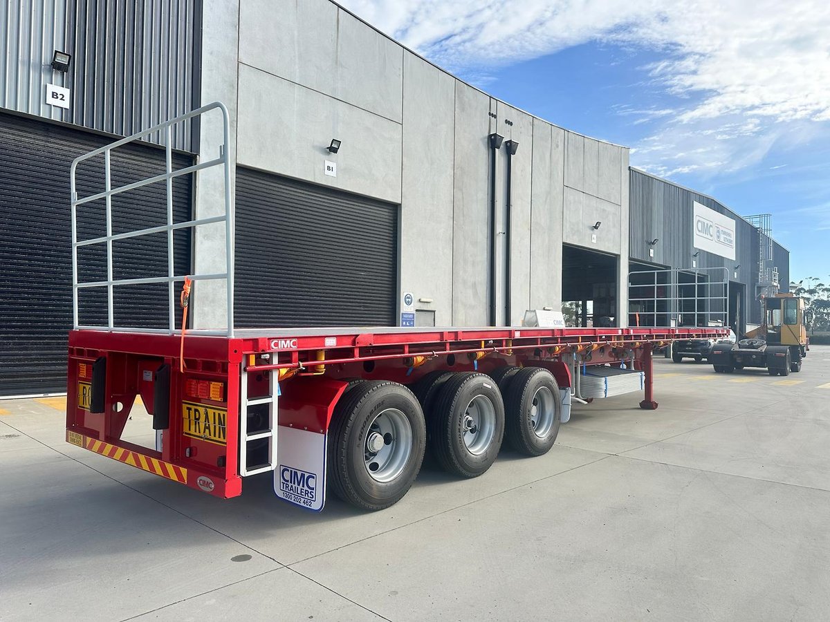 2026 CIMC 34 Pallet Flat Deck B-Double image 5