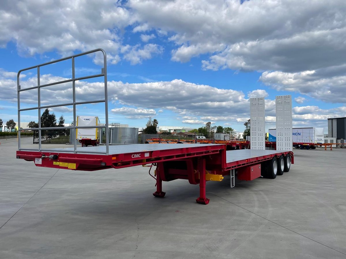 2026 Cimc 45' Drop Deck With Ramps (single & Bifold Available) image 11