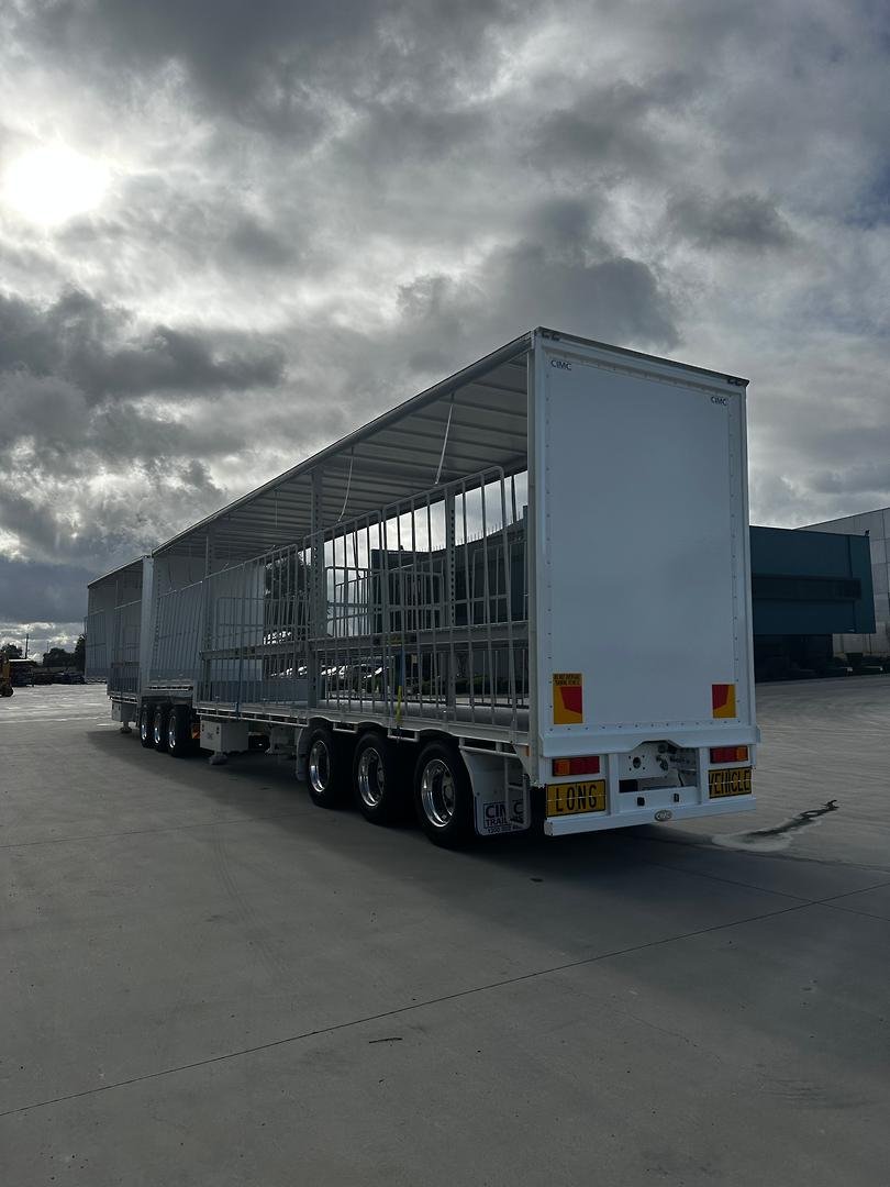 2026 Cimc 34 Pallet Drop Deck Mezz Curtainsider B Double image 10