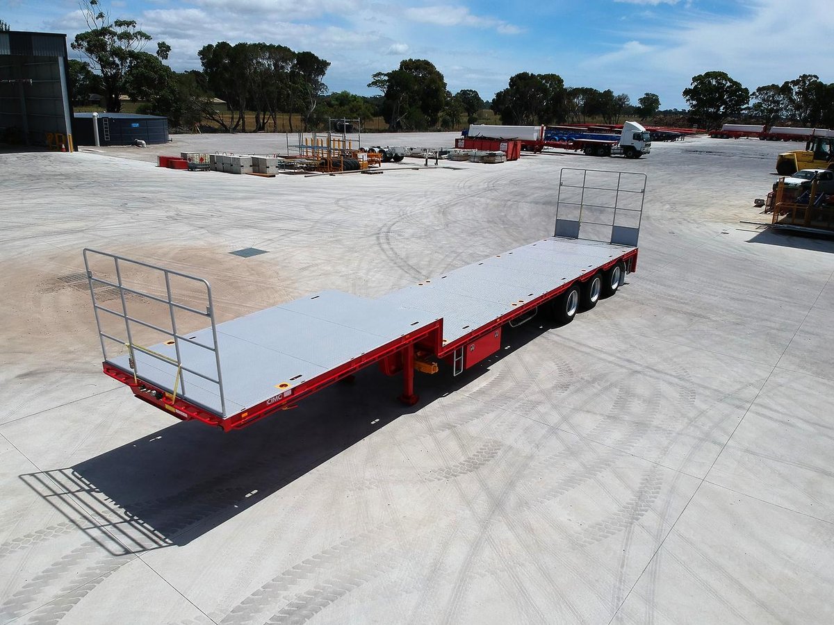 2026 CIMC 45' / 13.73M Drop Deck Flat Top (Roadtrain Prov) image 19