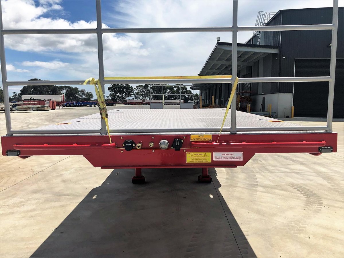 2026 CIMC 45' / 13.73M Drop Deck Flat Top (Roadtrain Prov) image 17