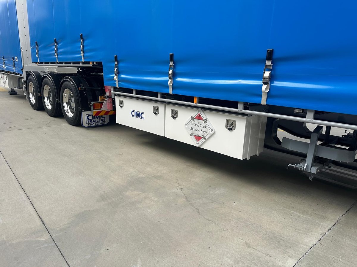 2025 CIMC 34 Pallet Drop Deck Mezzanine B Double Curtainsider image 16