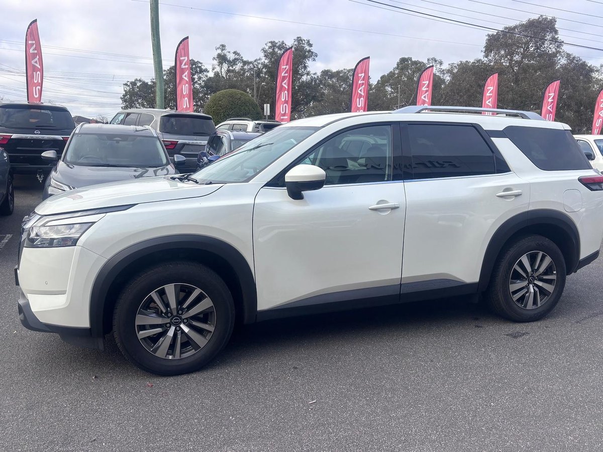 2024 Nissan Pathfinder Ti R53 MY24 4X4 On Demand Ivory Pearl