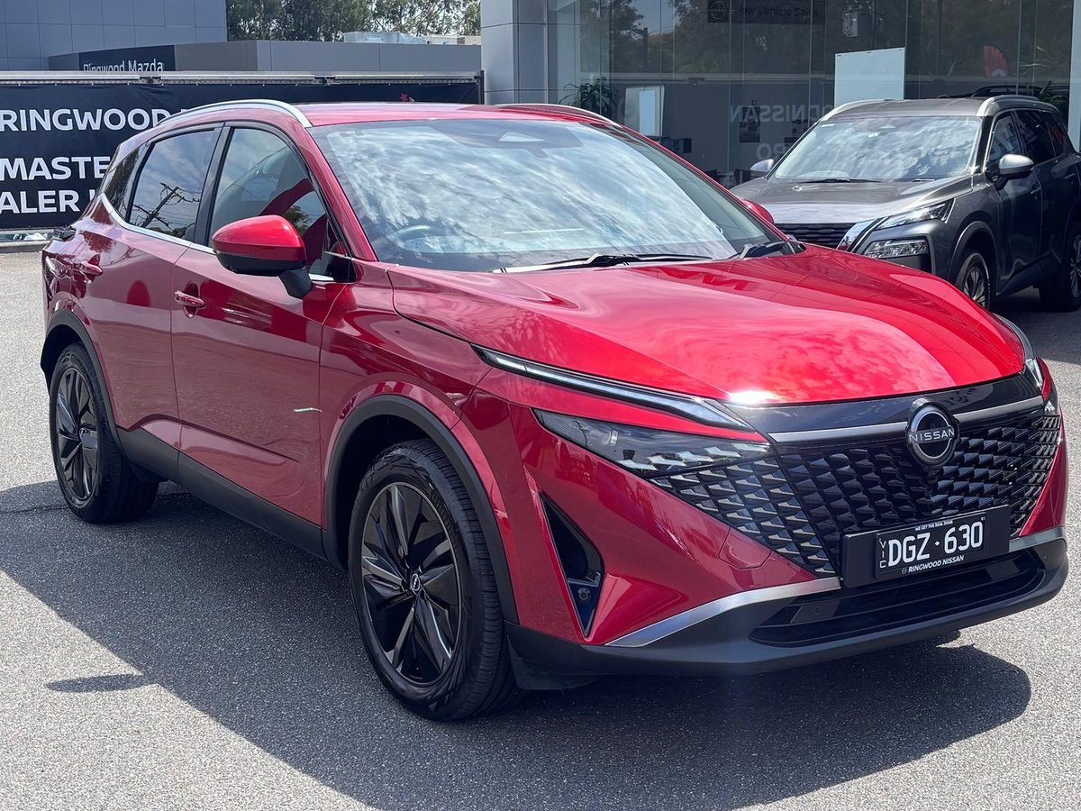 2025 Nissan QASHQAI Ti J12 MY25 Fuji Sunset Red