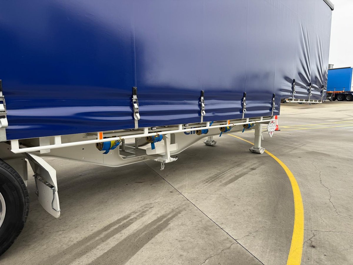2025 CIMC 34 Pallet Drop Deck Mezz Curtainsider B Double image 6