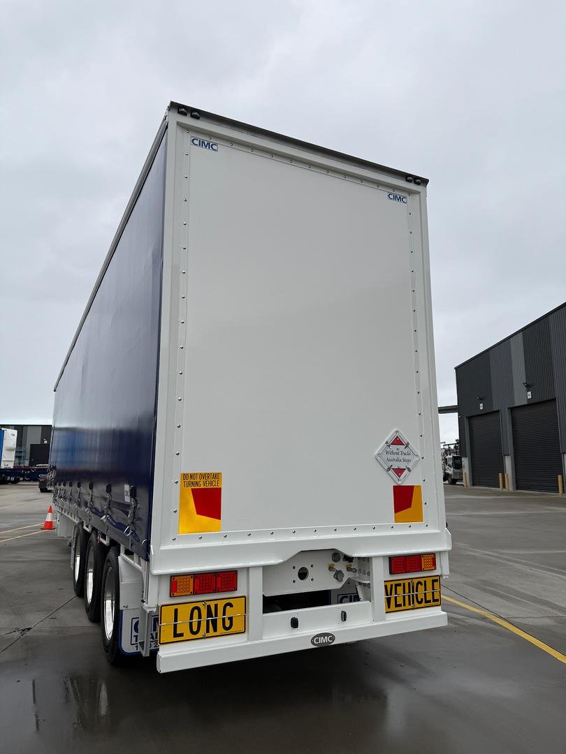 2025 CIMC 34 Pallet Drop Deck Mezz Curtainsider B Double image 3