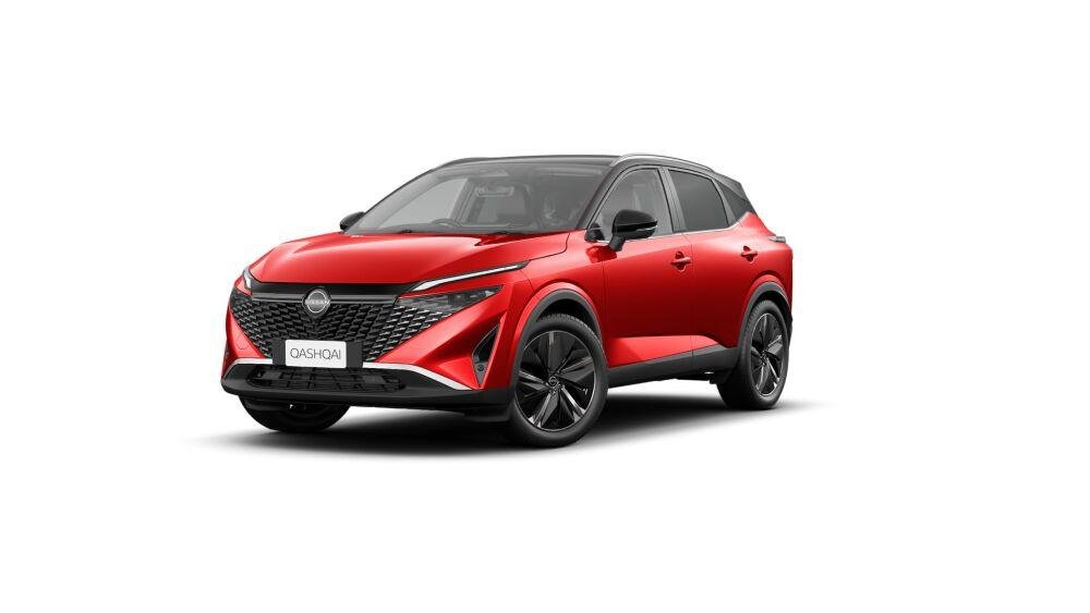 2025 Nissan QASHQAI Ti J12 MY25 Fuji Sunset Red with Onyx Black Roof