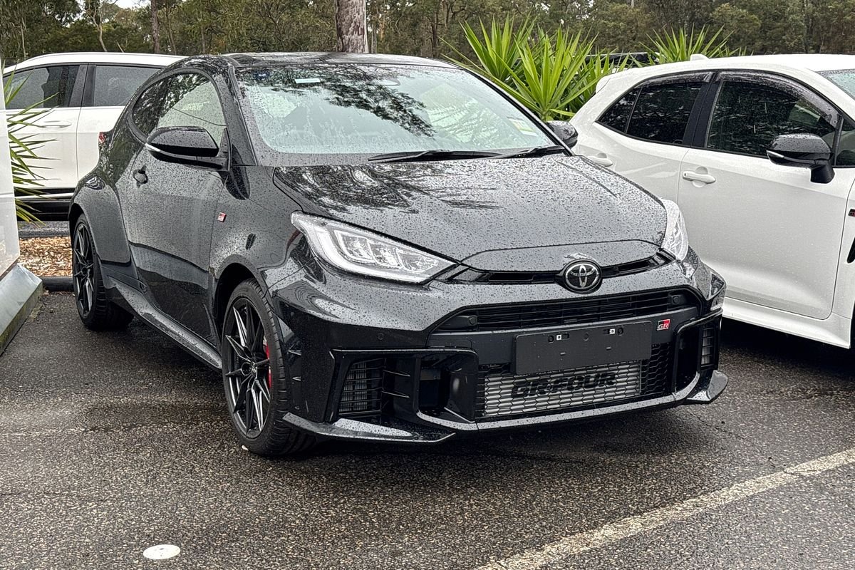 2025 Toyota Yaris GR GTS GXPA16R Four Wheel Drive Tarmac Black