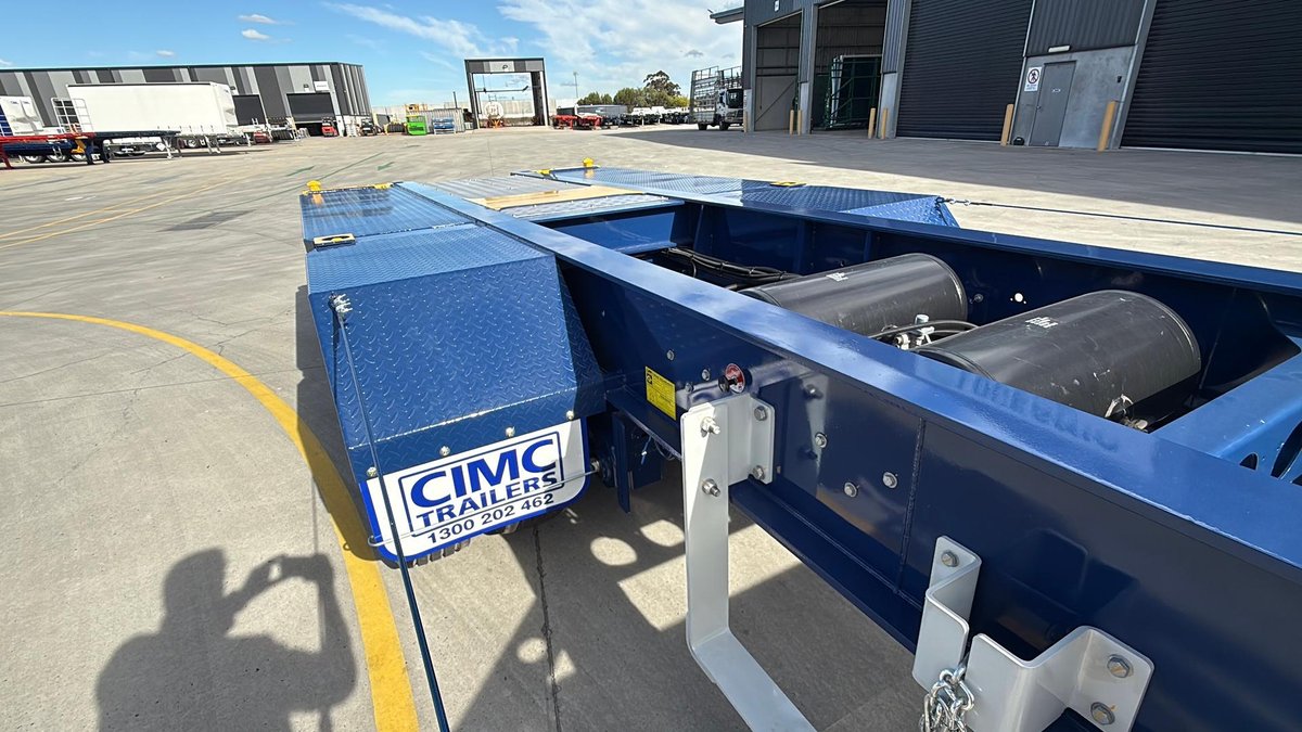2025 CIMC 40' Drop Deck Skeletal image 4