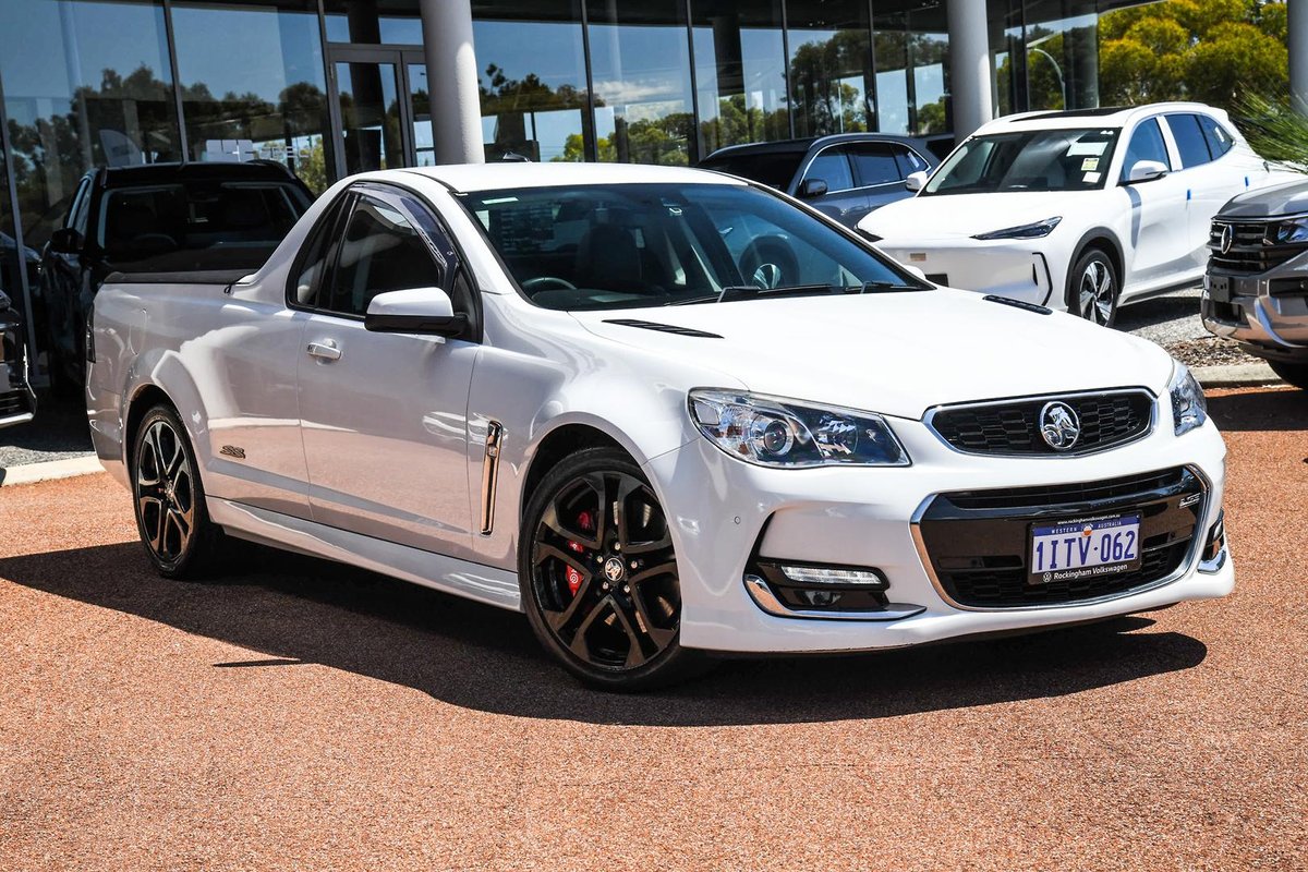 2016 Holden Ute SS V Redline VF Series II MY16 Heron White