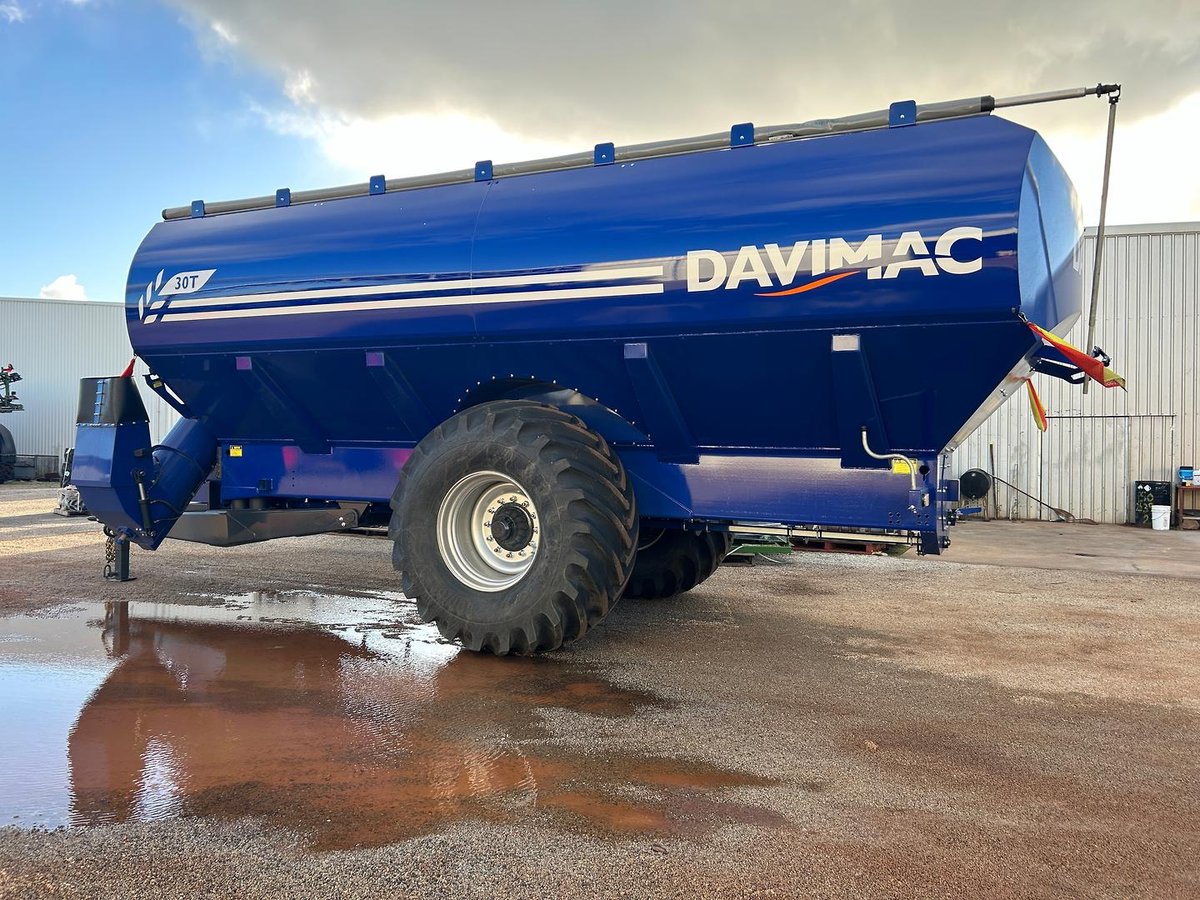 0 Davimac 30T Single Axle Chaser Bin