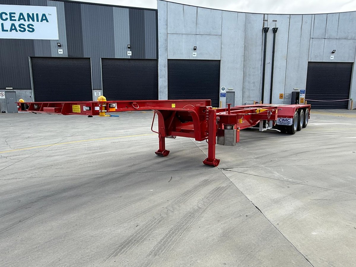 2026 CIMC 40' Drop Deck Skeletal image 3