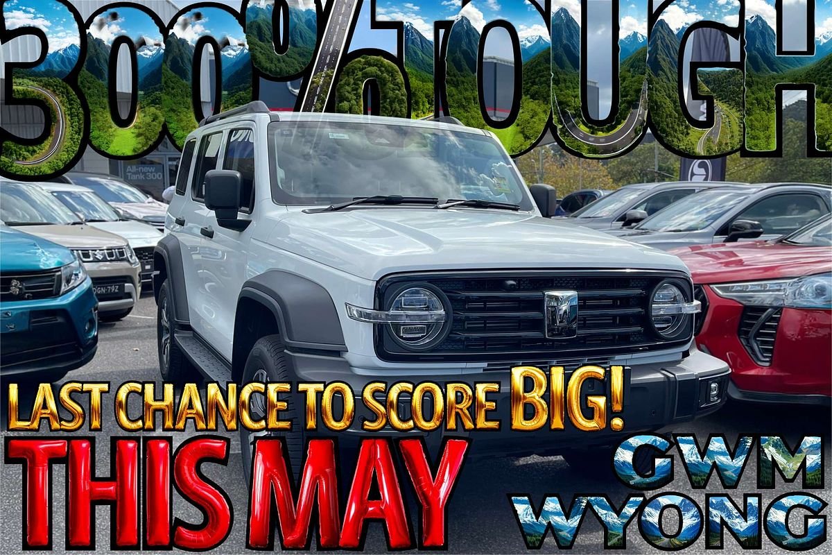 2025 GWM Tank 300 Ultra P01 4X4 On Demand Pearl White (9F01)