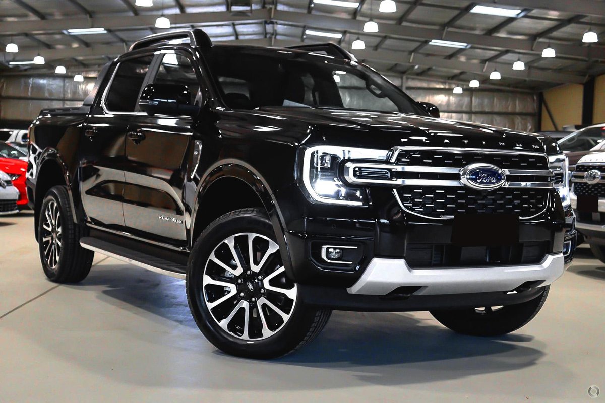 2025 Ford Ranger Platinum MY25.25 4X4 Dual Range Shadow Black