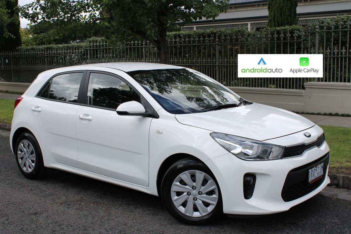 2020 Kia Rio S YB MY20 Clear White