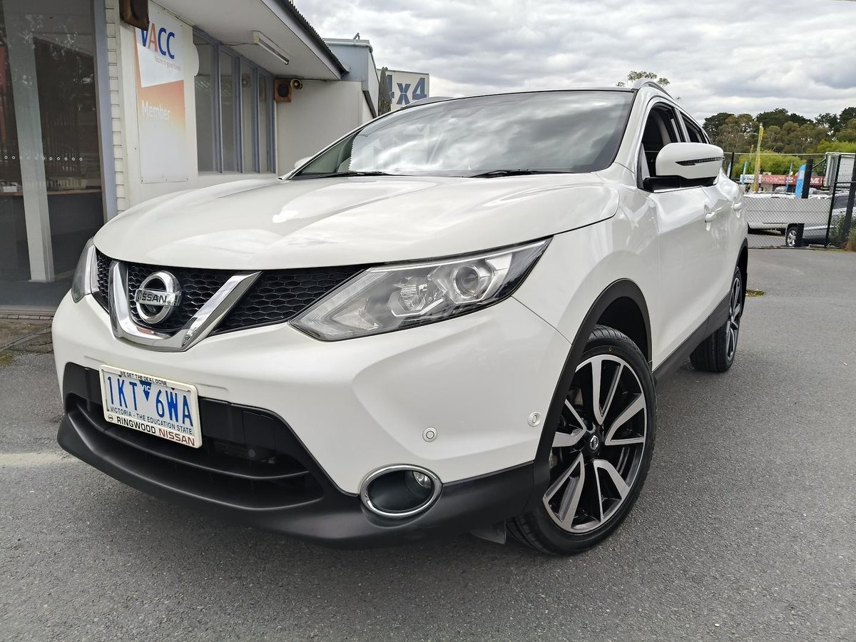 2017 Nissan QASHQAI Ti J11 Ivory Pearl