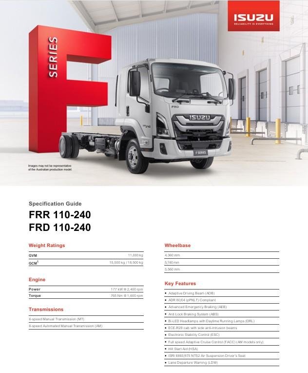 2025 Isuzu Frr 110-240 image 13