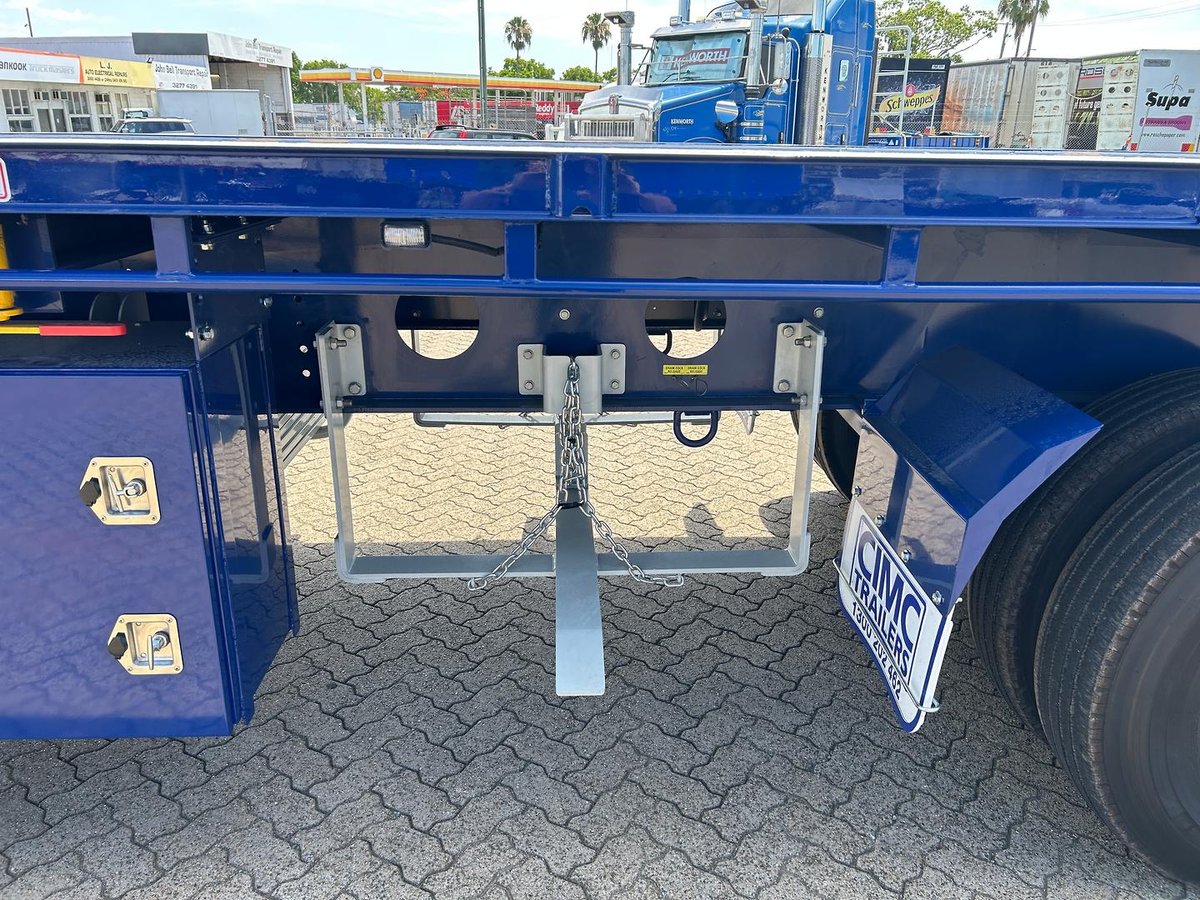 2025 Cimc 45' / 13.7m Flat Top B Trailer, In Brisbane Blue image 16
