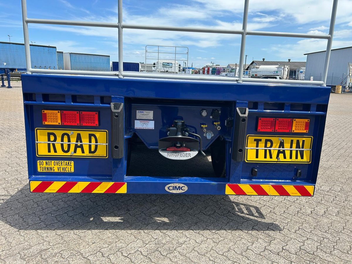 2025 Cimc 45' / 13.7m Flat Top B Trailer, In Brisbane Blue image 12