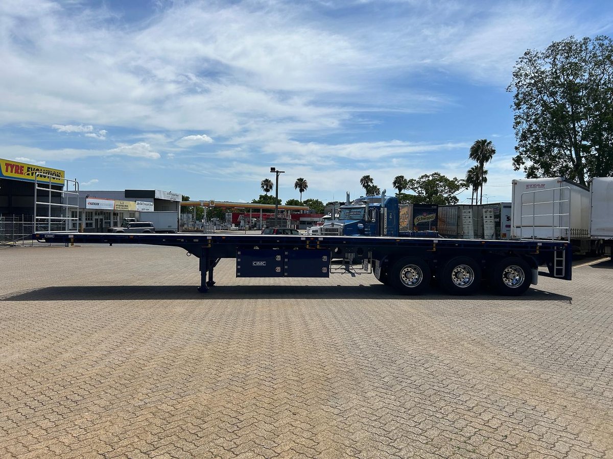 2025 Cimc 45' / 13.7m Flat Top B Trailer, In Brisbane Blue image 22