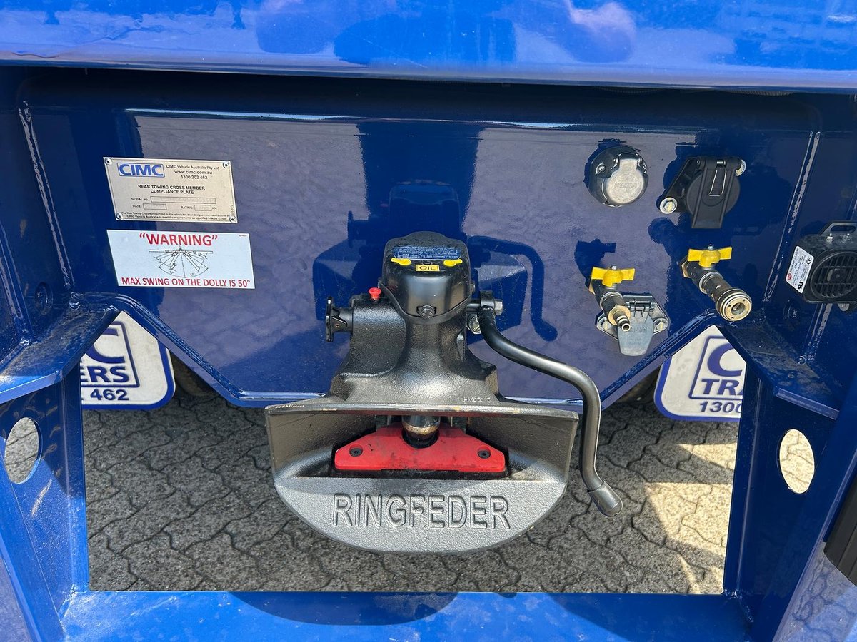 2025 Cimc 45' / 13.7m Flat Top B Trailer, In Brisbane Blue image 13