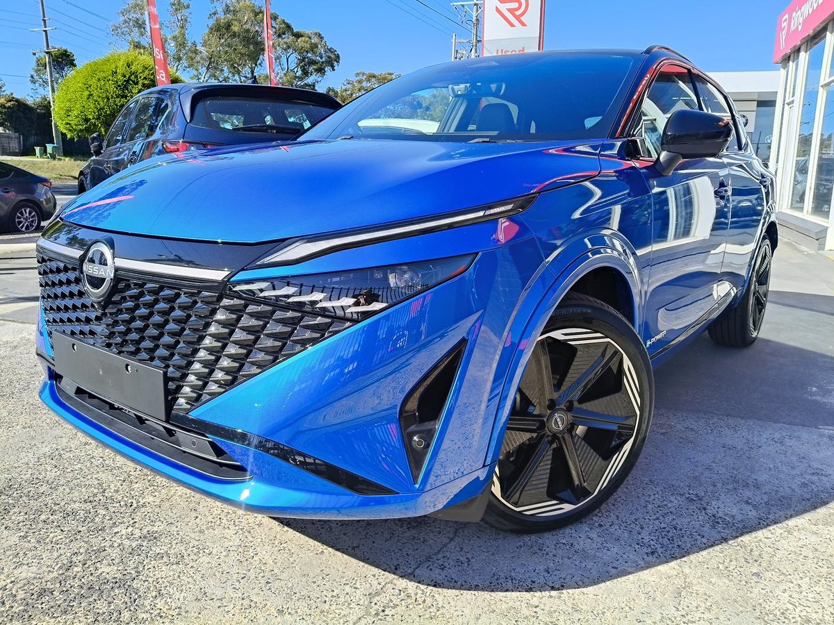 2025 Nissan QASHQAI N-DESIGN e-POWER J12 MY25 Magnetic Blue with Onyx Black Roof