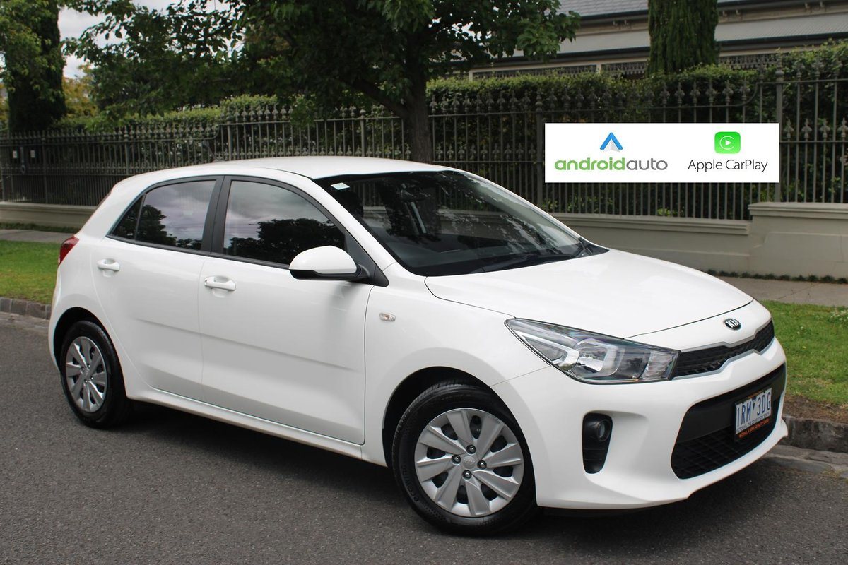 2020 Kia Rio S YB MY20 Clear White