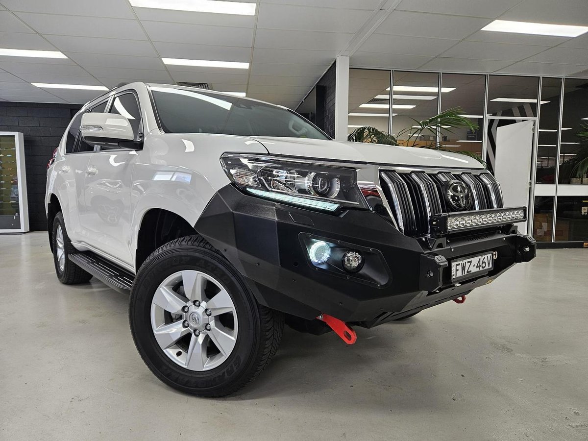 2023 Toyota Landcruiser Prado GXL GDJ150R 4X4 Dual Range Glacier White