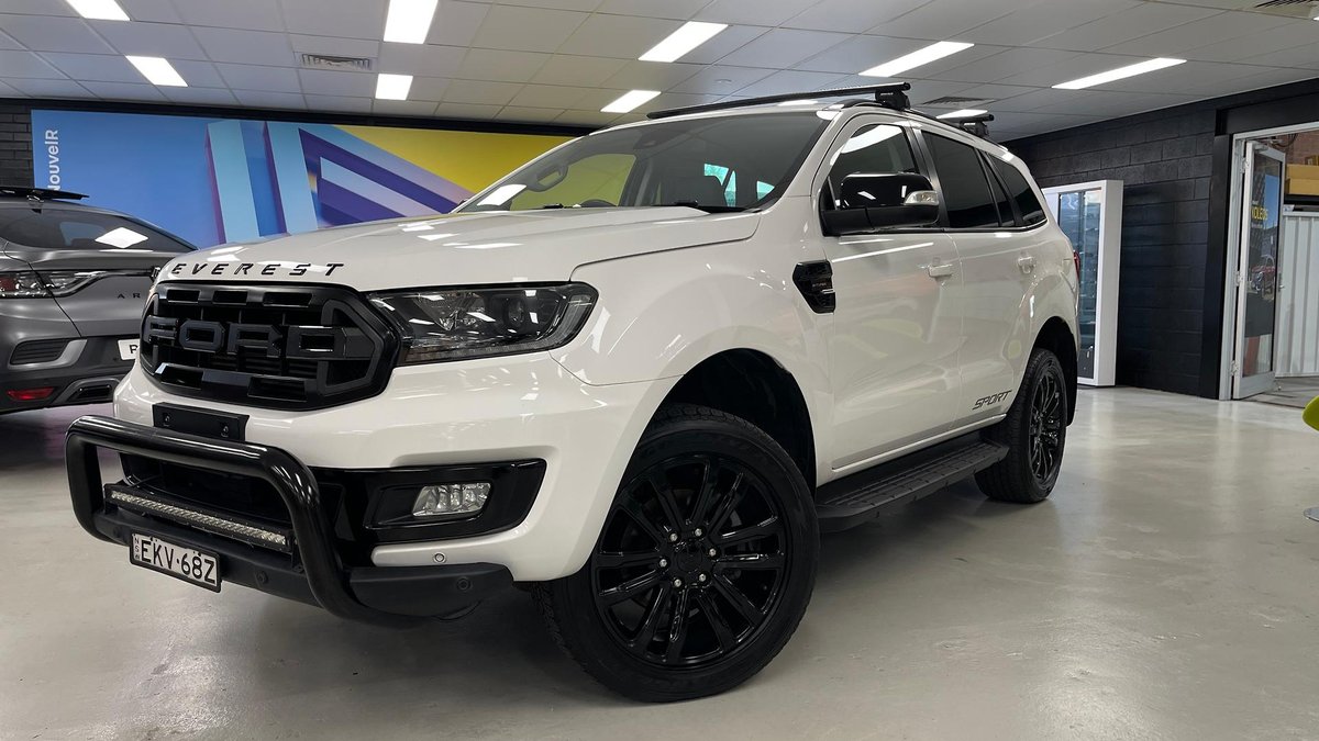 2020 Ford Everest Sport UA II MY20.75 4X4 Dual Range Arctic White