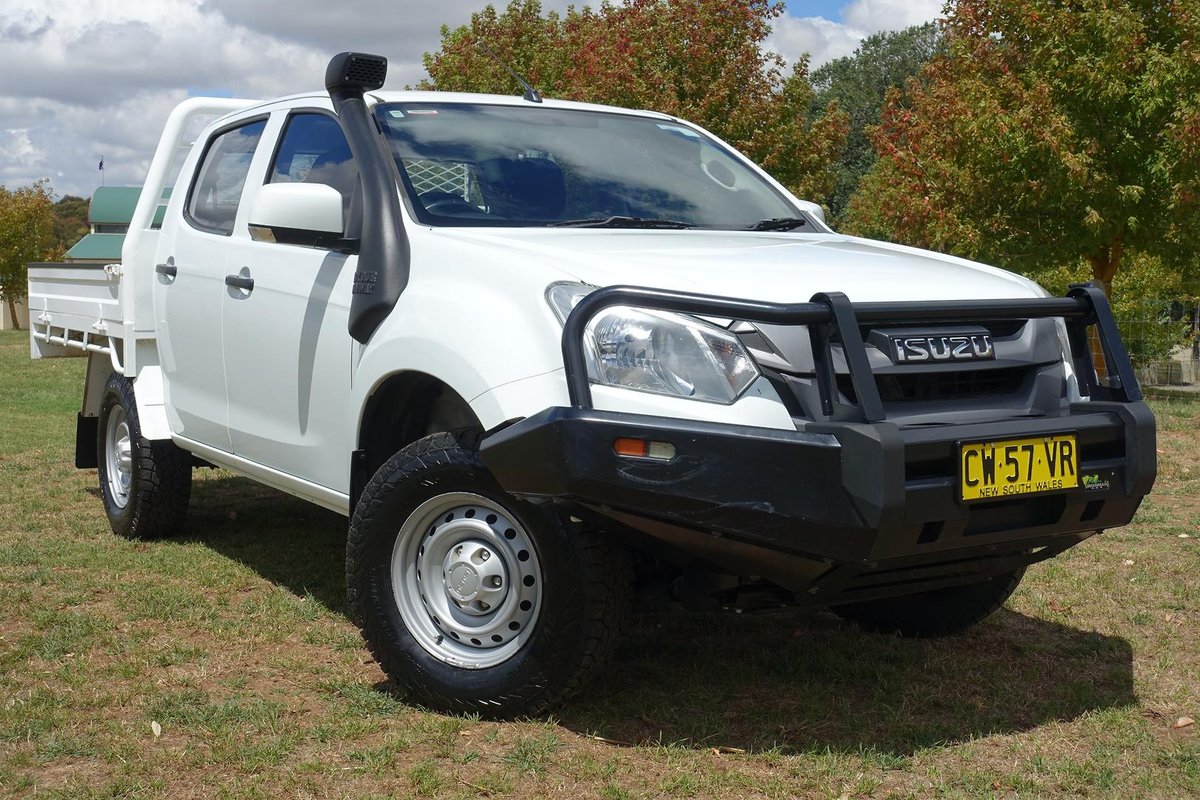 2020 Isuzu D-MAX SX MY19 4X4 Dual Range Splash White