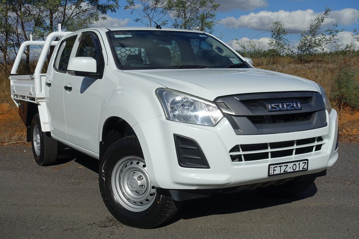 2018 Isuzu D-MAX SX MY18 4X4 Dual Range Splash White