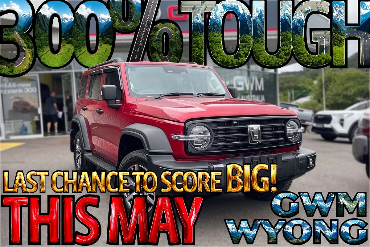 2026 GWM Tank 300 Ultra P01 4X4 On Demand Lunar Red