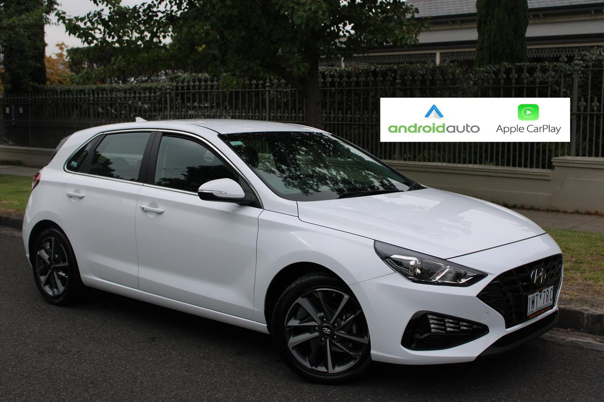 2022 Hyundai i30 Elite PD.V4 MY22 Polar White