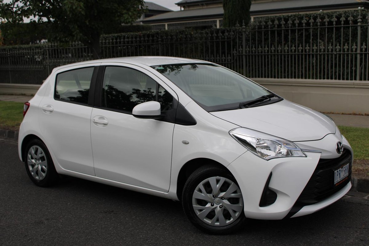 2019 Toyota Yaris Ascent NCP130R Glacier White
