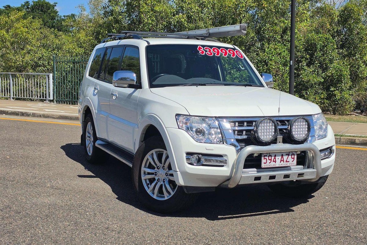 2020 Mitsubishi Pajero GLS NX MY20 4X4 Dual Range White