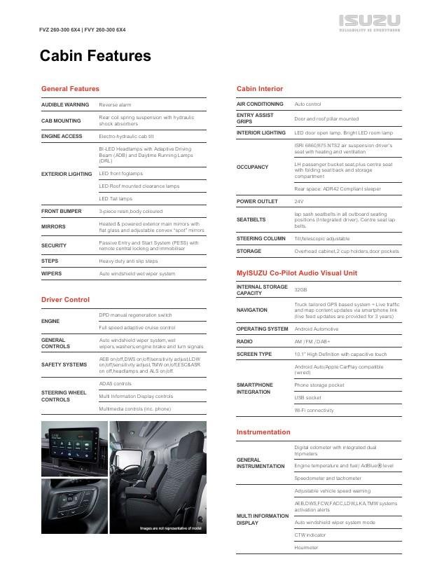 2025 Isuzu F Series FVZ 260-300 AT R46 image 26