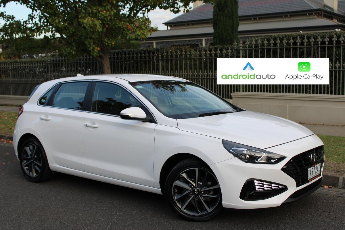 2023 Hyundai i30 Elite PD.V4 MY23 Atlas White