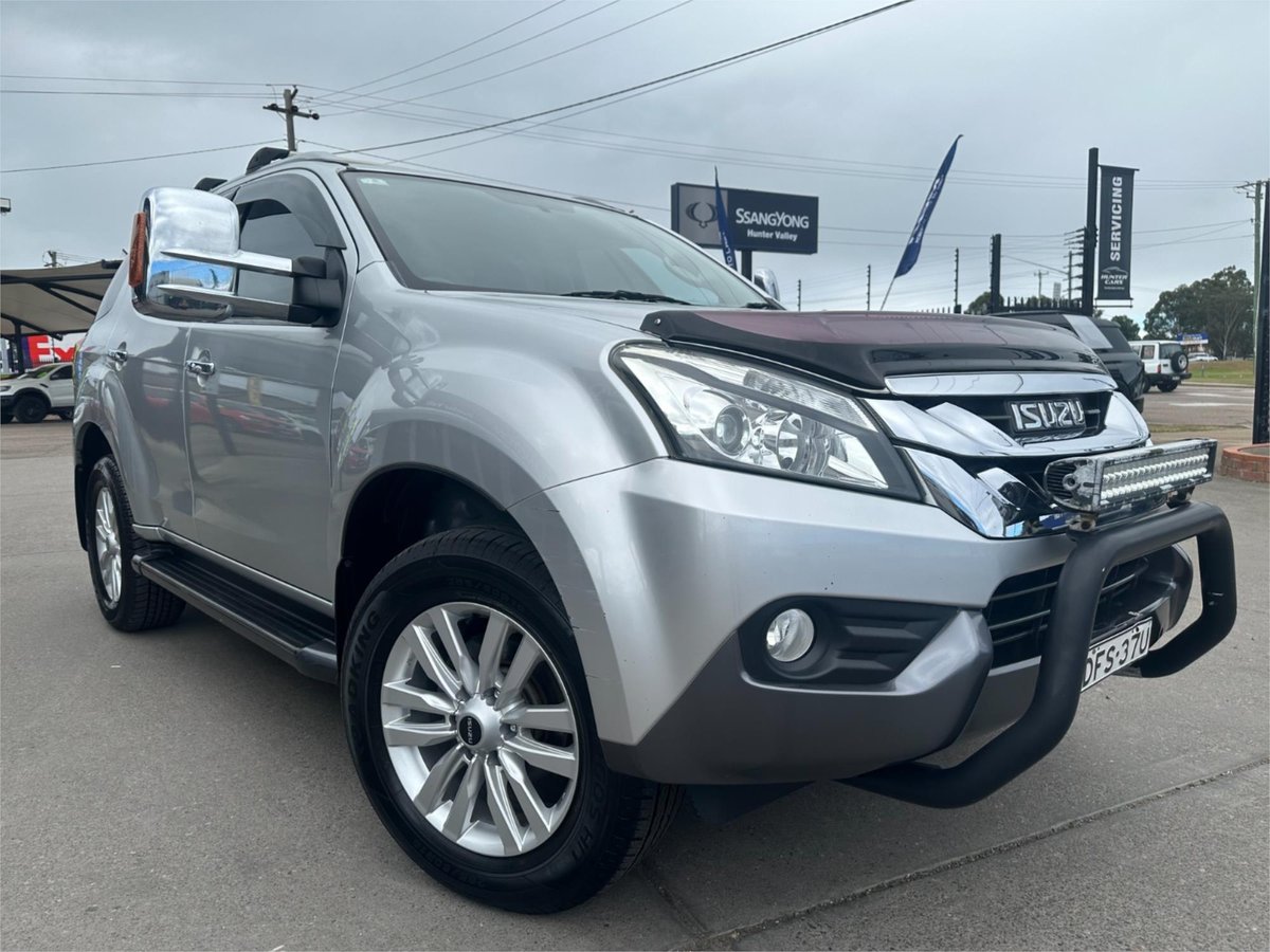 2016 ISUZU MU-X LS-T (4x4) UC MY15.5 SILVER OR CHROME