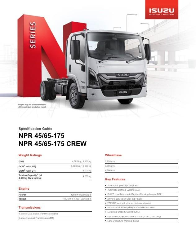 2026 Isuzu N Series NPR 45/65-175 DT D28 image 24