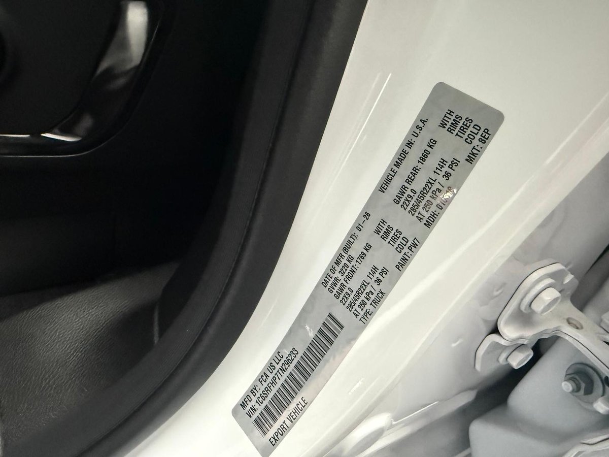 2026 RAM 1500 Limited Hurricane HO RamBox DT MY26 4X4 Dual Range image 42