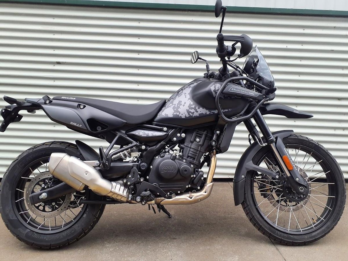 2026 Royal Enfield Himalayan 450 Mana Black Edition Himalayan Black