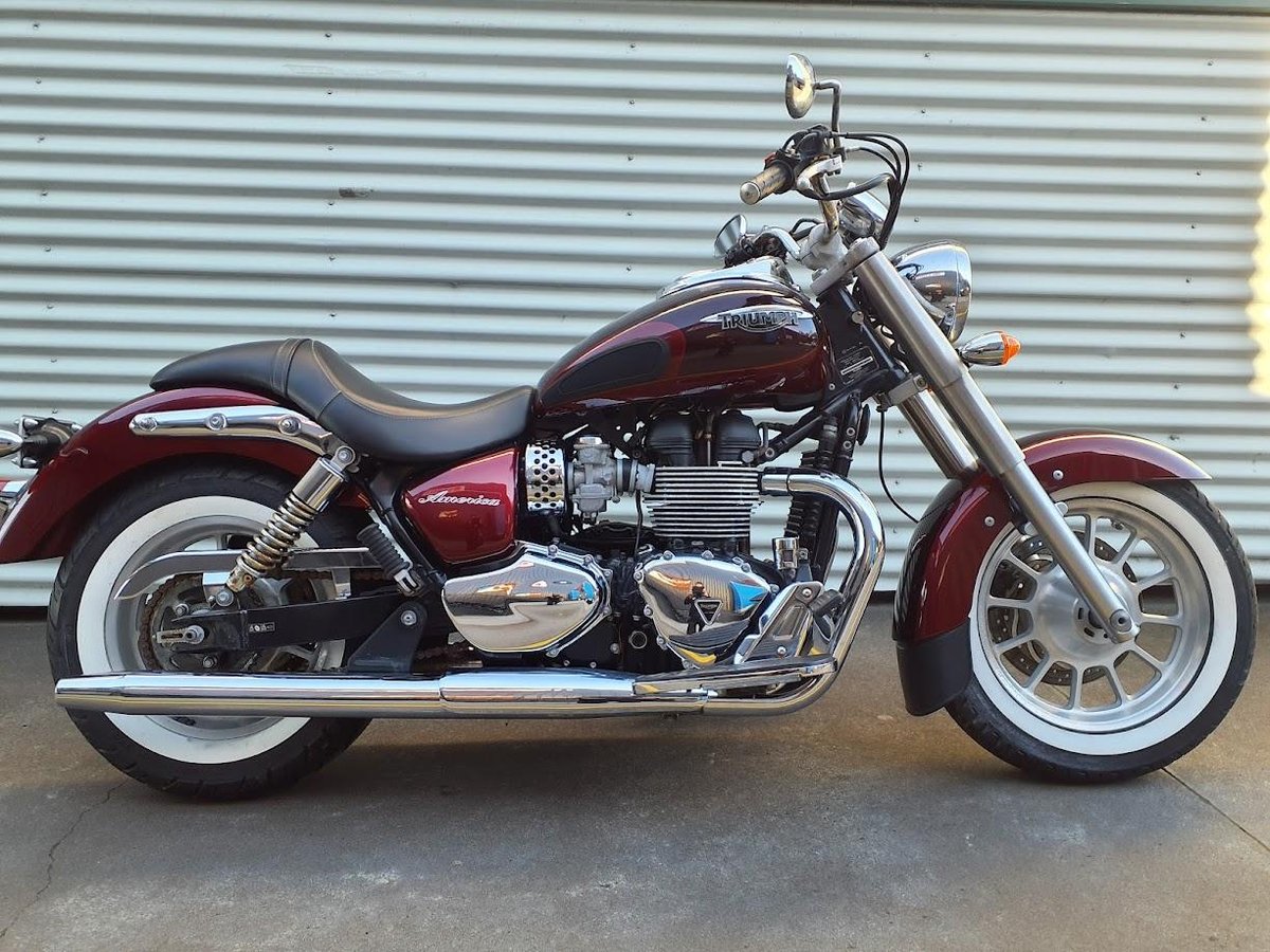 2014 Triumph America America Maroon