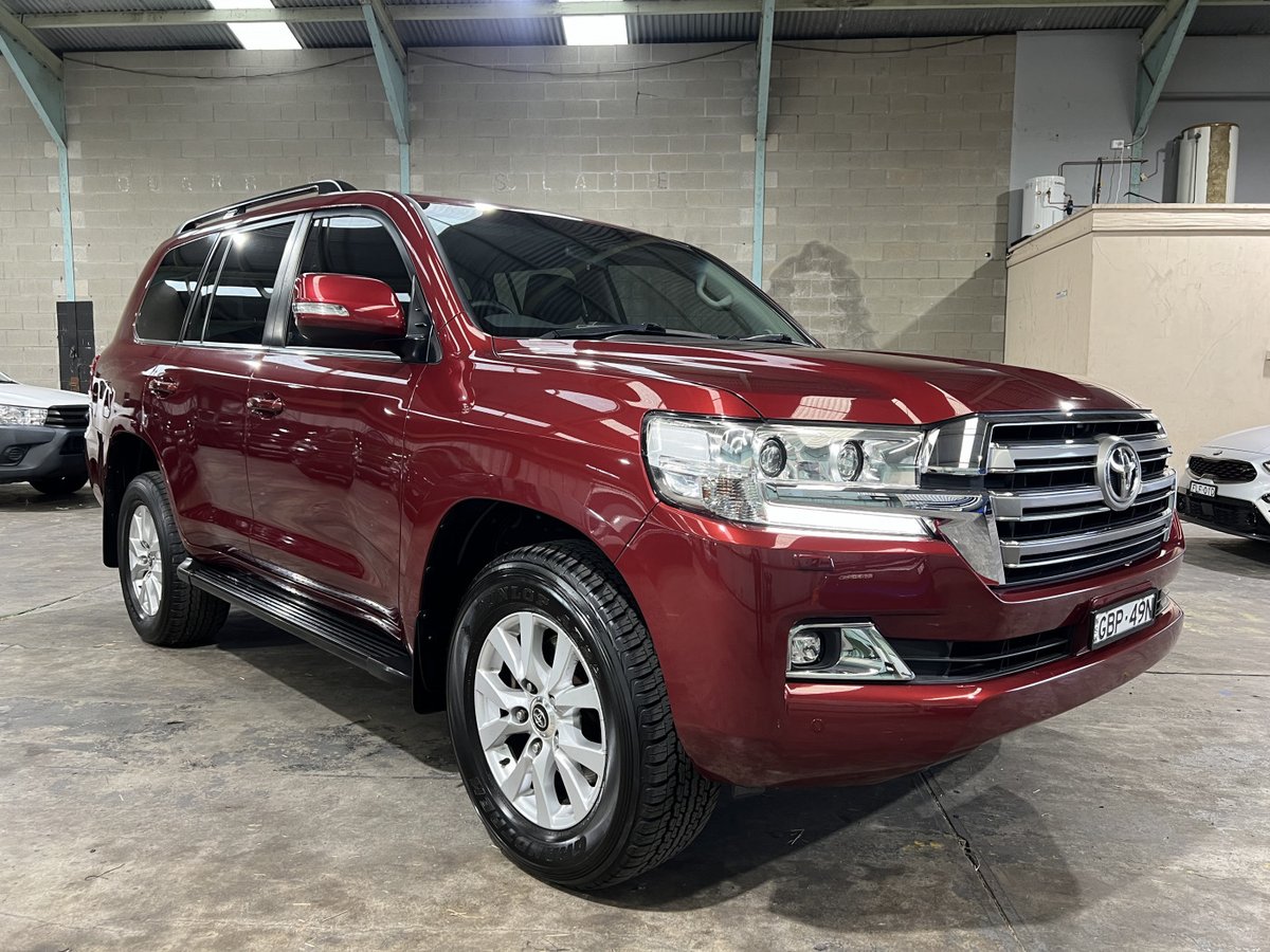 2017 Toyota Landcruiser VX VDJ200R 4X4 Dual Range Merlot Red