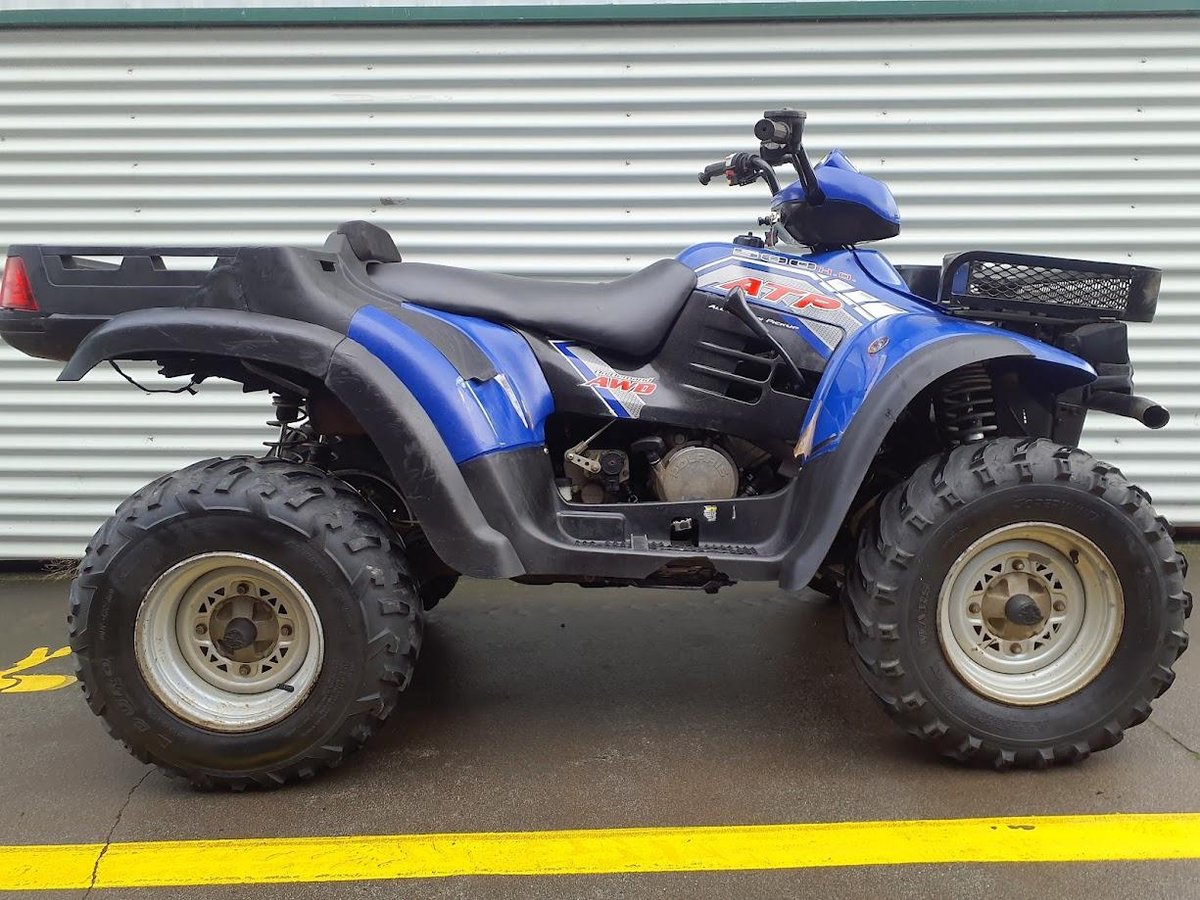 2004 Polaris ATP 500 H.O. 4x4 ATP Blue