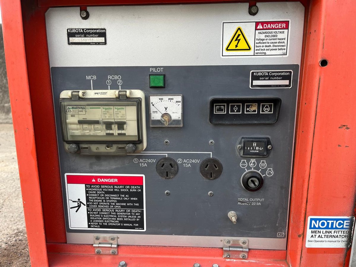 Kubota Gl6000 Generator image 2