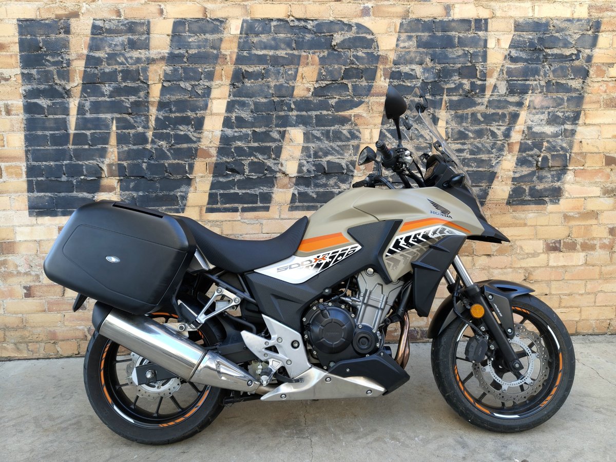 2016 HONDA CB500XA DUAL PURPOSE BROWN