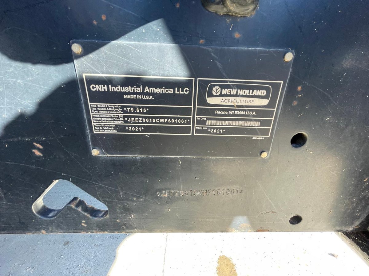 2021 New Holland T9.615 Plmi image 7