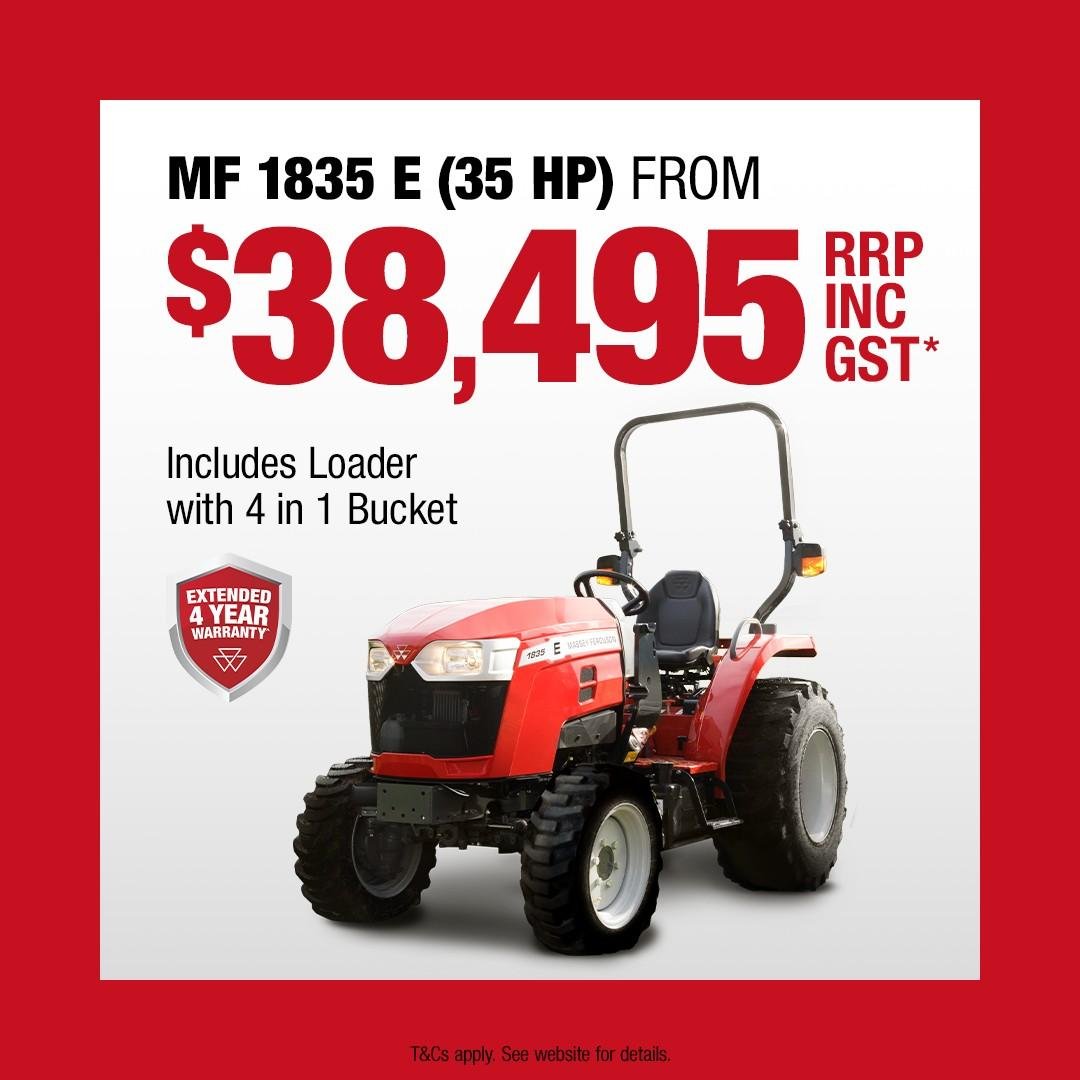 2026 MF 1835E 34Hp Compact Tractor